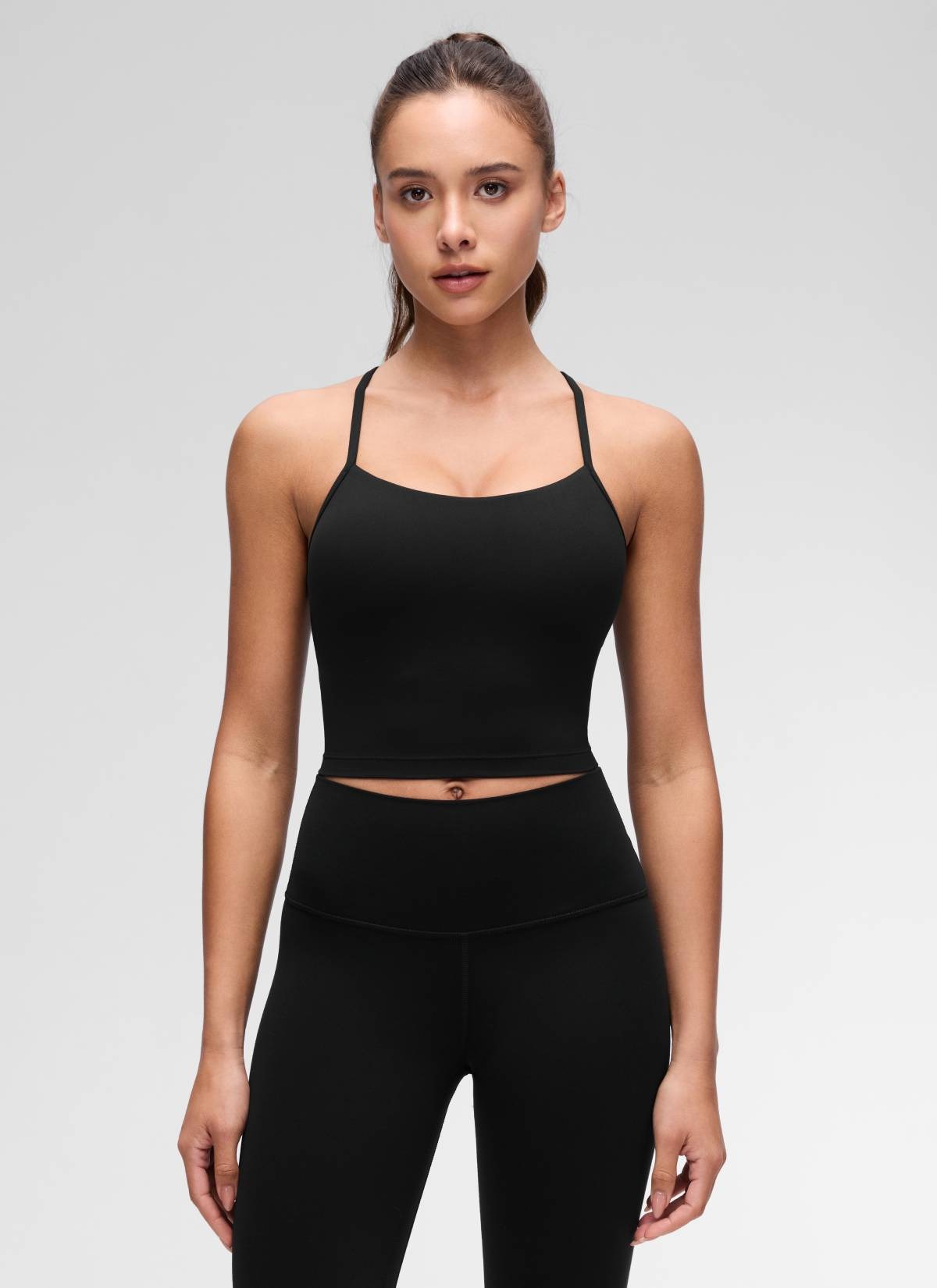Butterluxe Y Back Built in Bra Tank