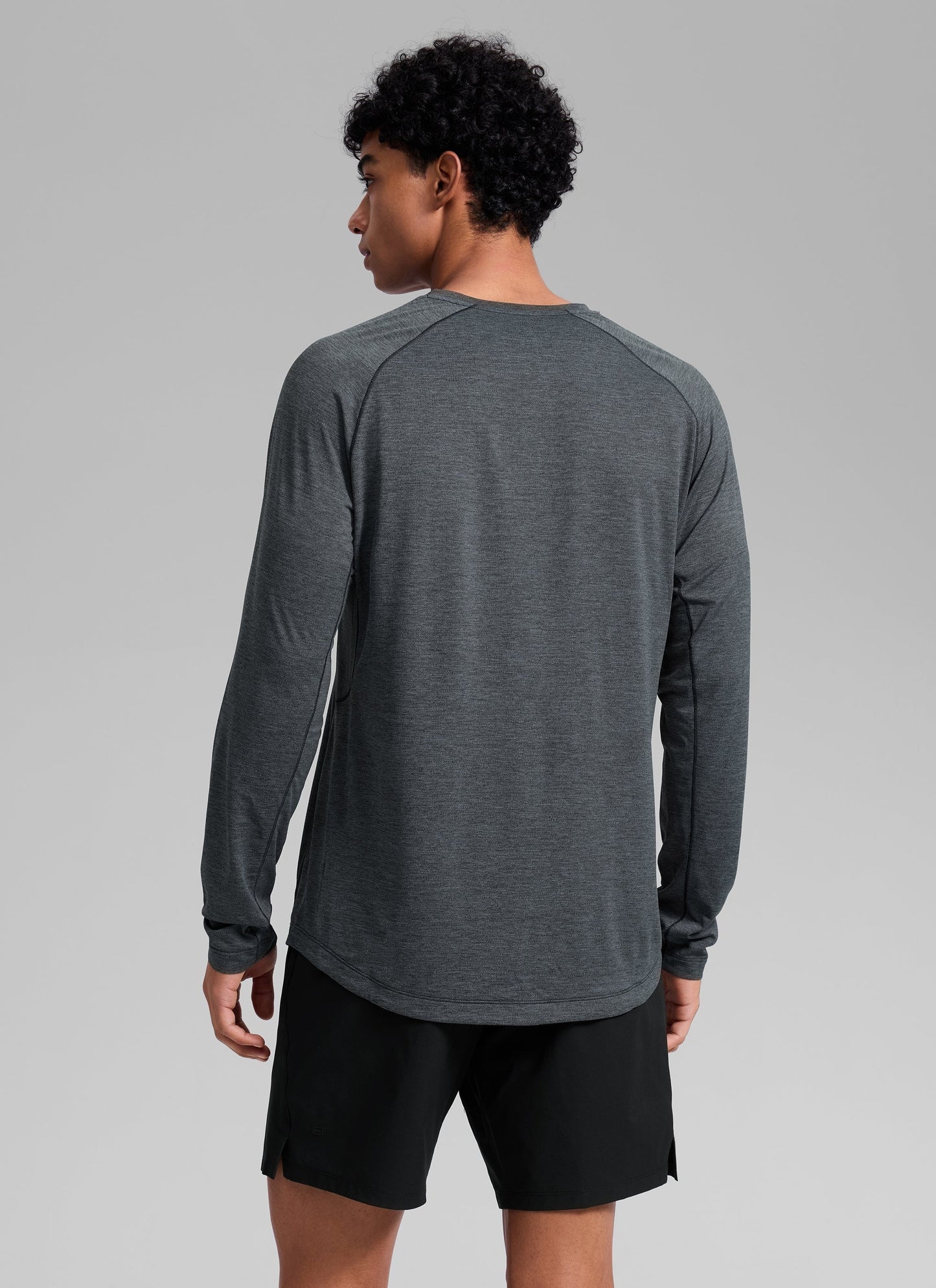 Lightweight Rounded Scallop Bottom Long Sleeves