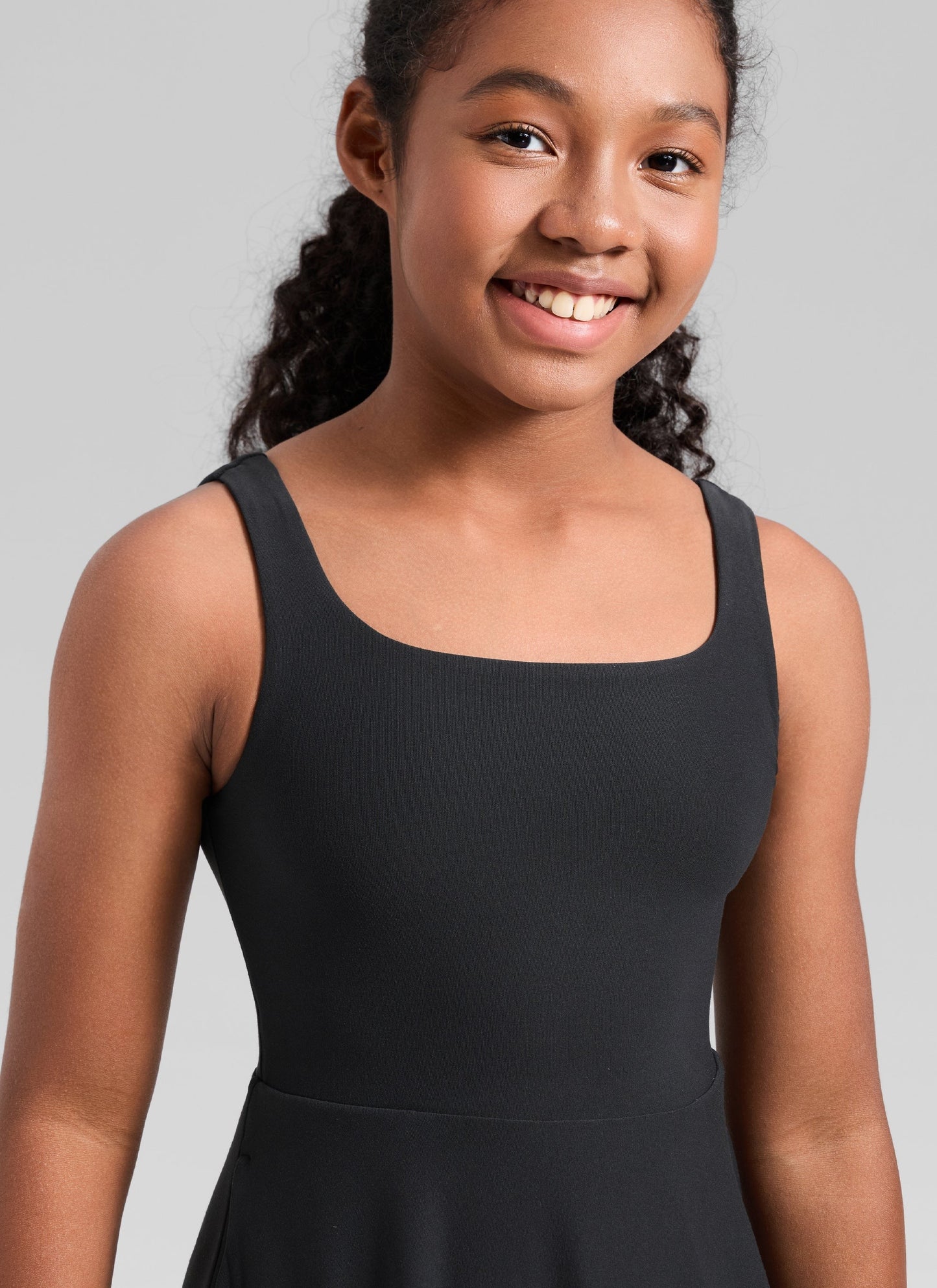 Girls Cloudweight Double Lined Pocket Midi Dress