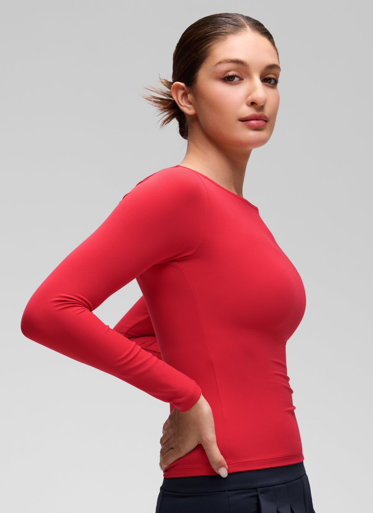 Softembrace Boat Neck Long Sleeve
