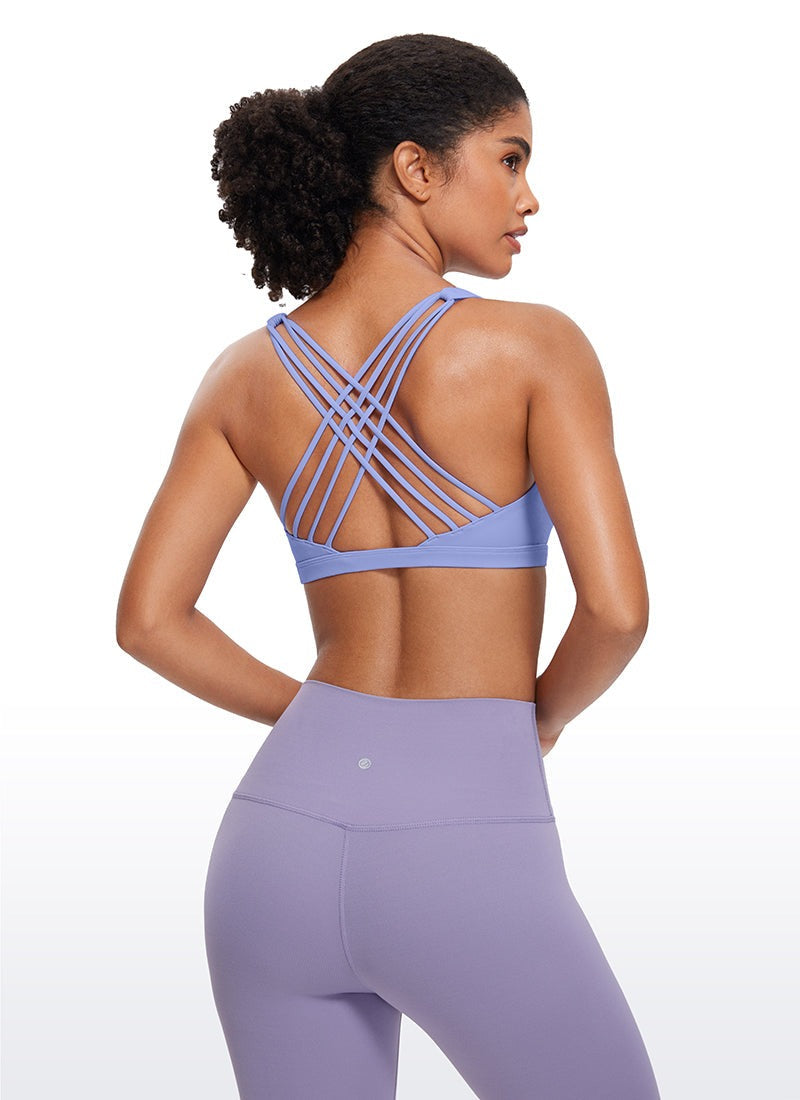 Nakedfeel Low Cut Strappy Bra (8 Straps)