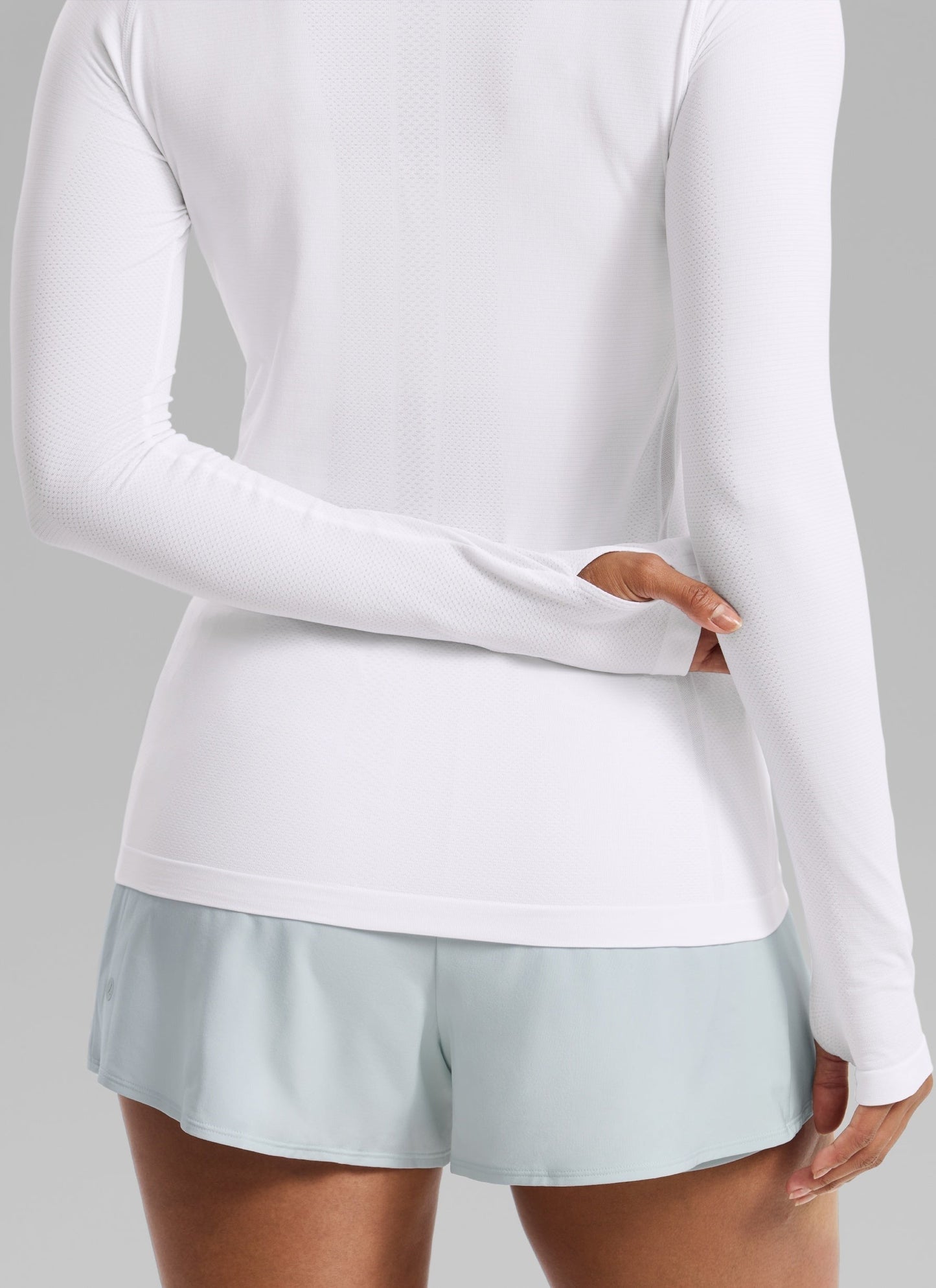 Seamless Crew Neck Long Sleeve