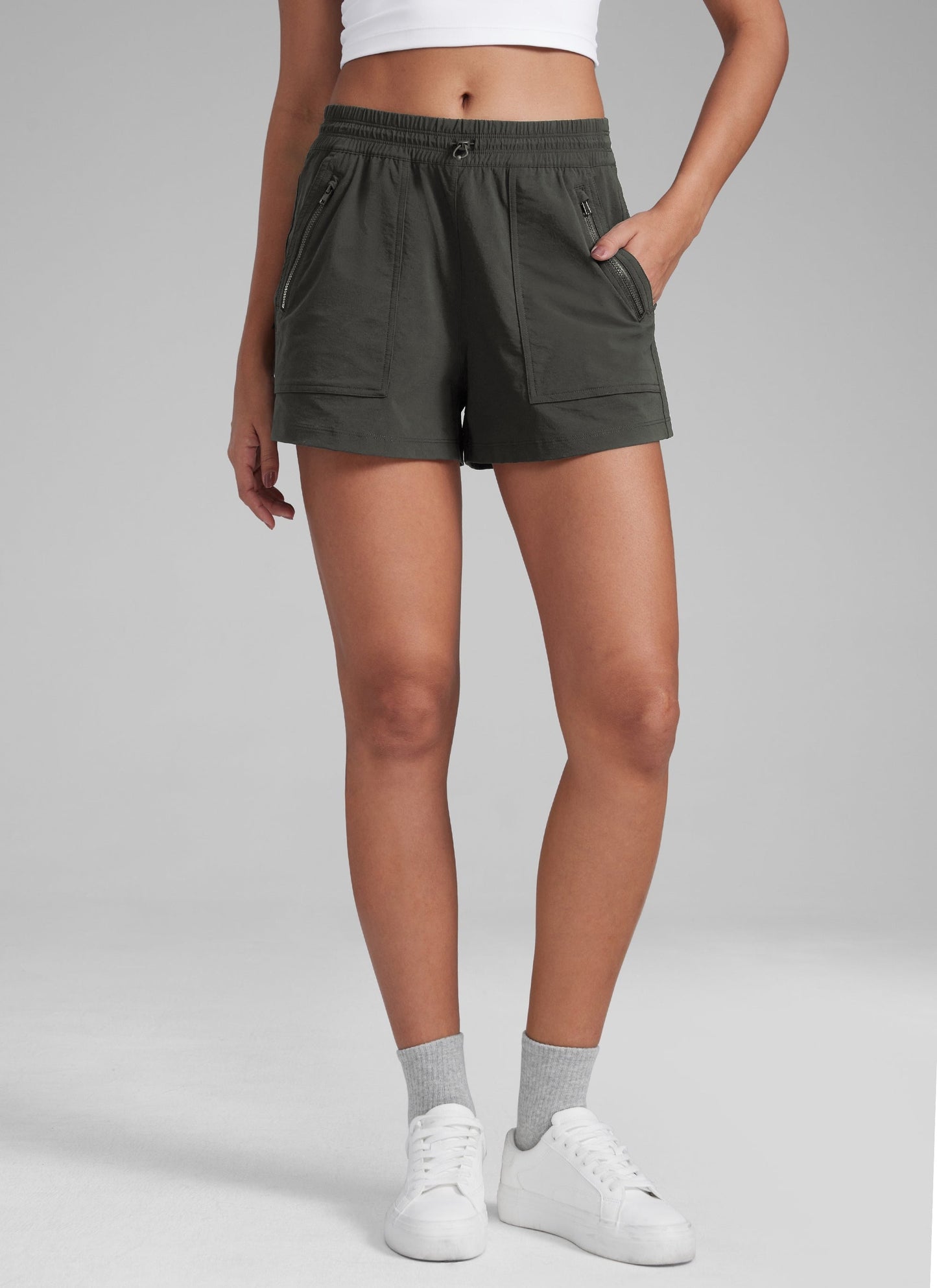 Stretch Water Repellent Hiking Pocket Shorts 3''