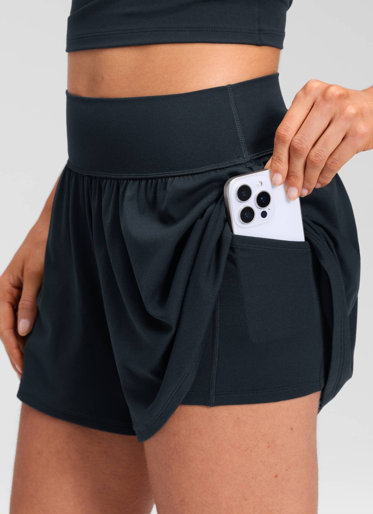 Softretch Flowy 2 in 1 Pocket Shorts