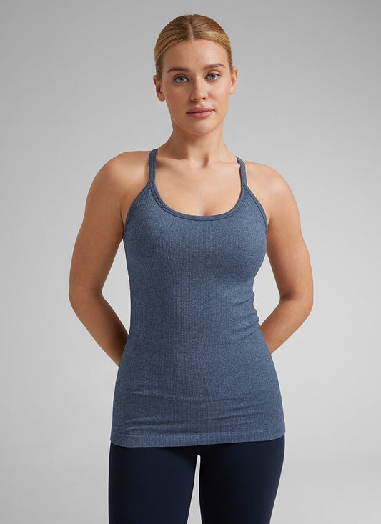 Speedy Seamless Built in Bra Y back Tank