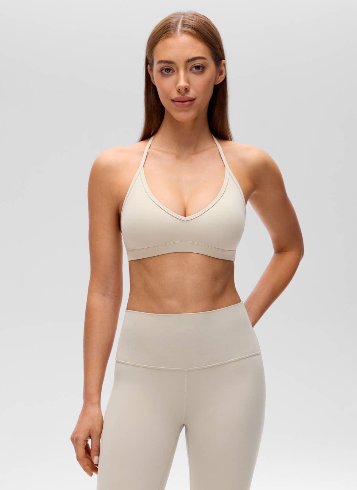 Butterluxe Soft Double Lined T Back Sports Bra