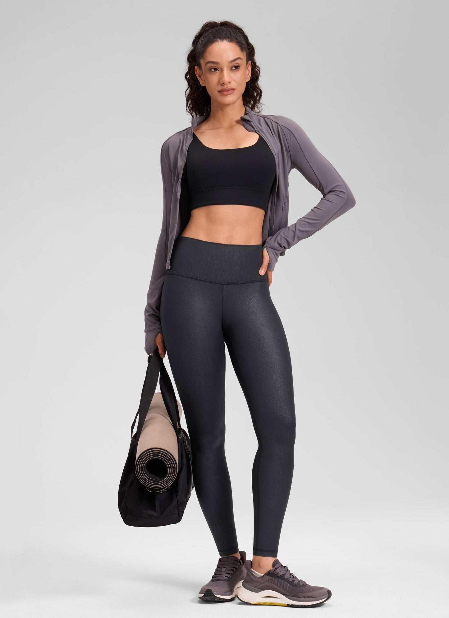 Matte Faux Leather Legging 28''