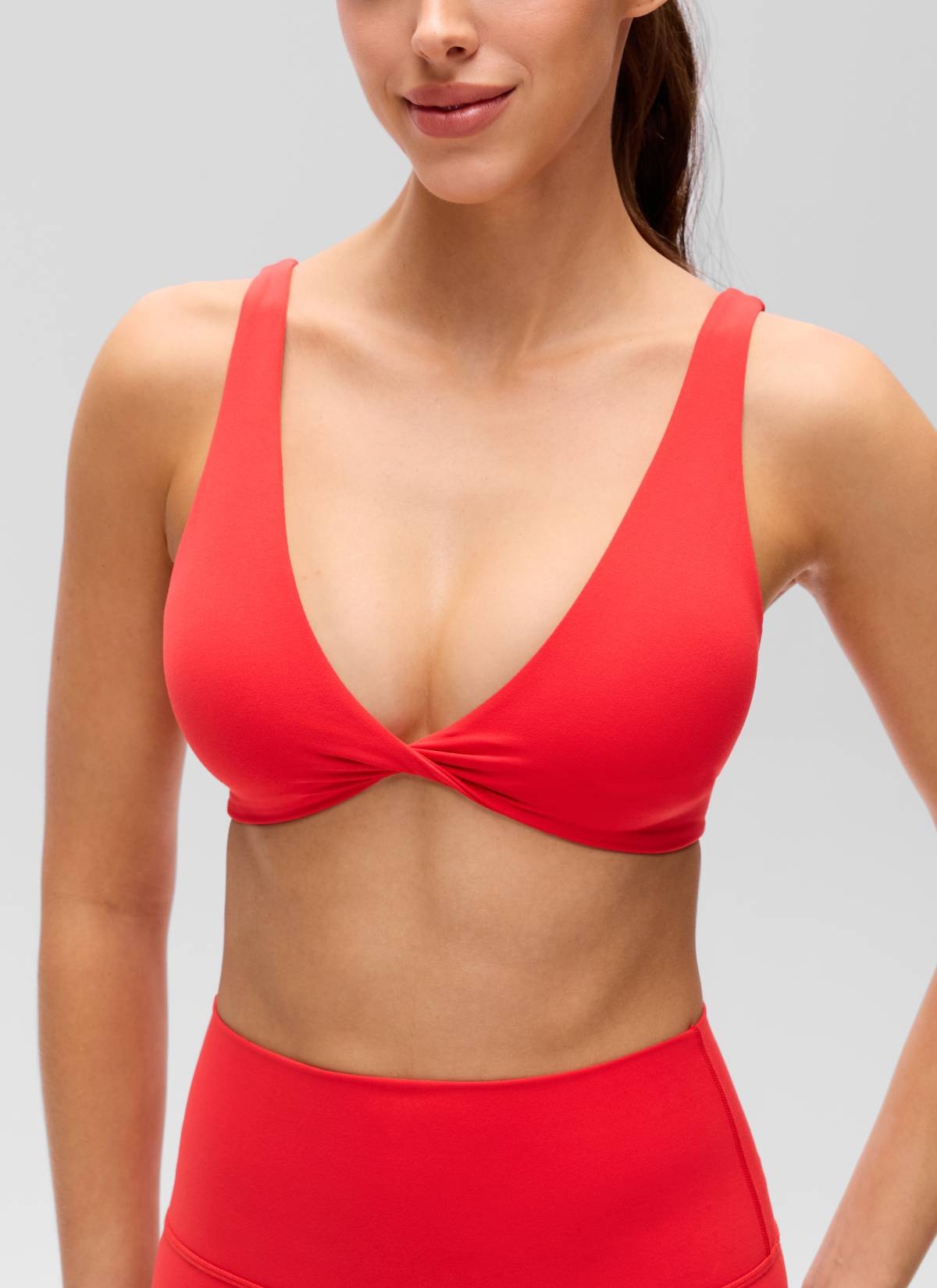 Butterluxe Twist V Neck U Back Sports Bra