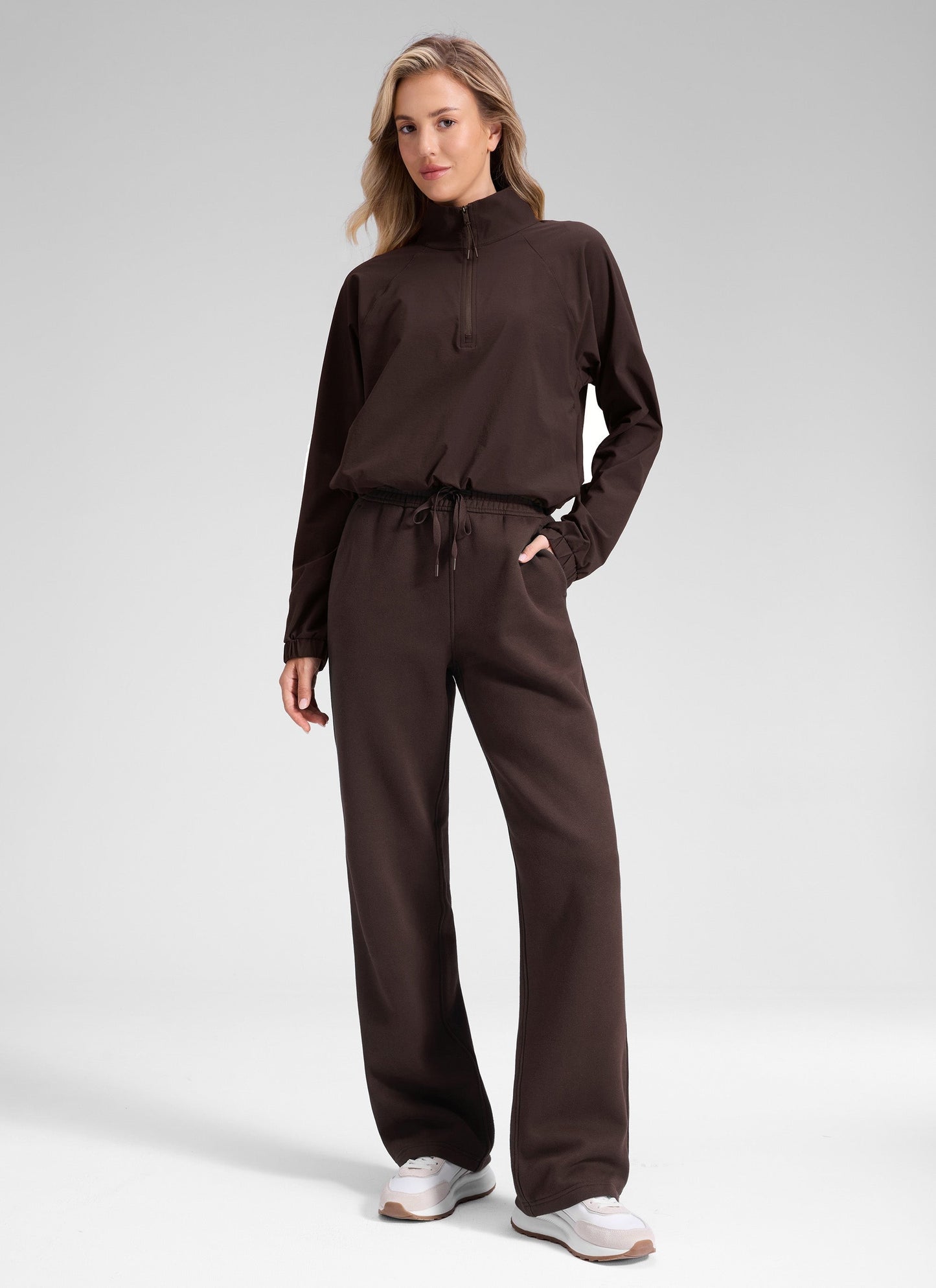Fleece Straight Leg Lined Sweatpant 32''