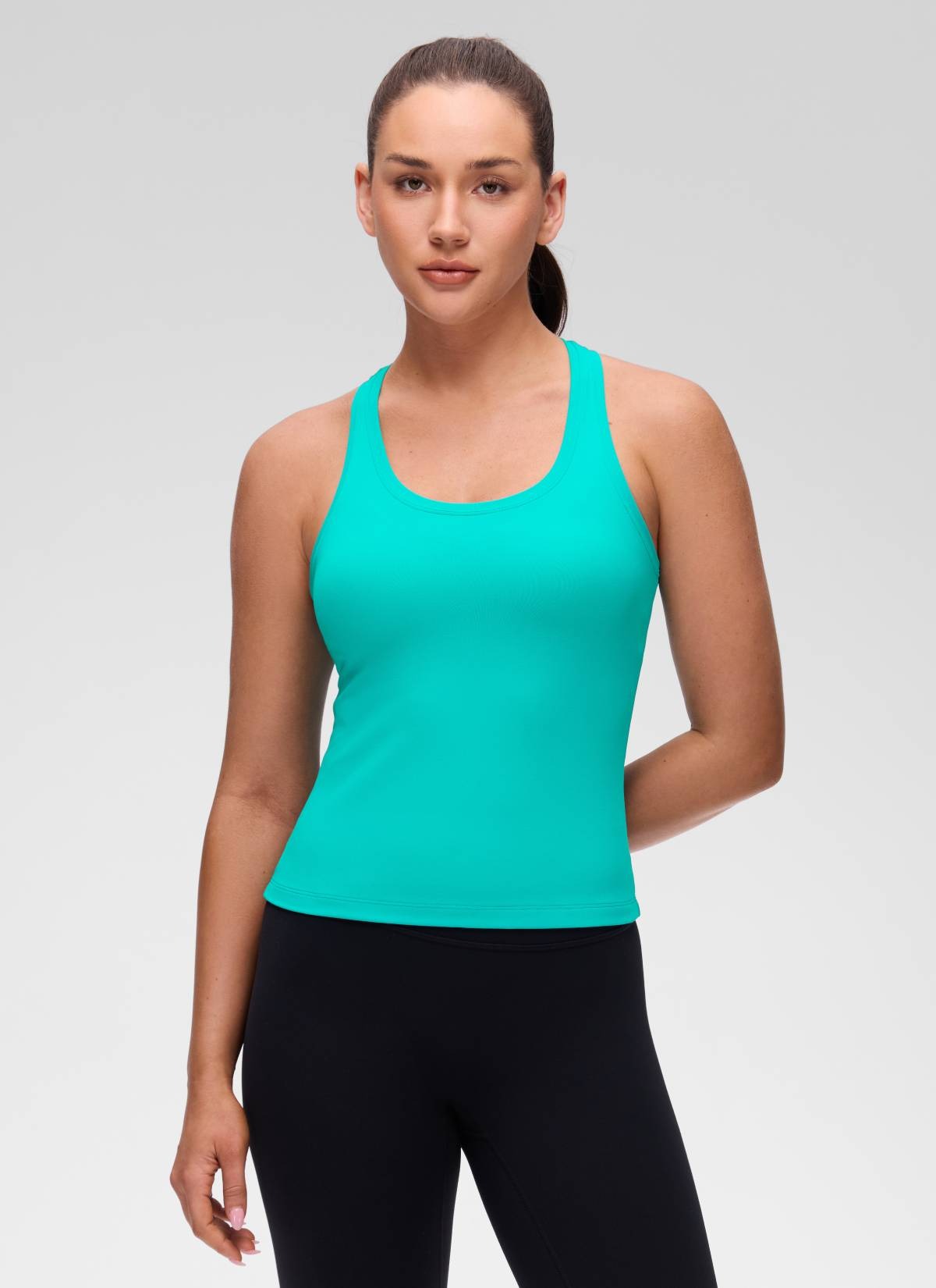 Butterluxe Racerback Waist Length Tank