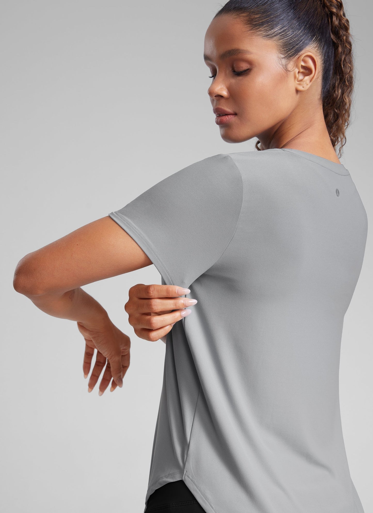 Cloudweight Crewneck Side Slit Short Sleeve