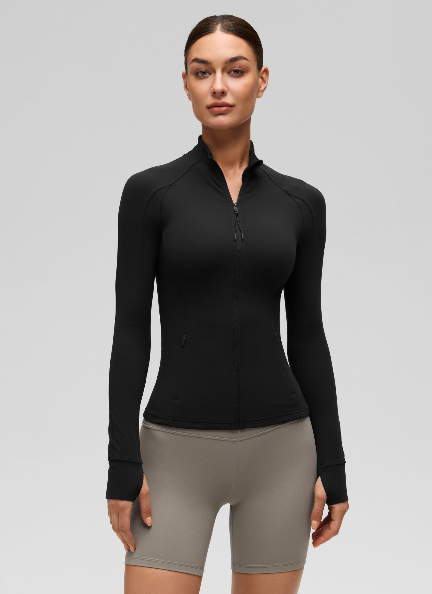 Butterluxe ThumbHole Full Zip Long Sleeve