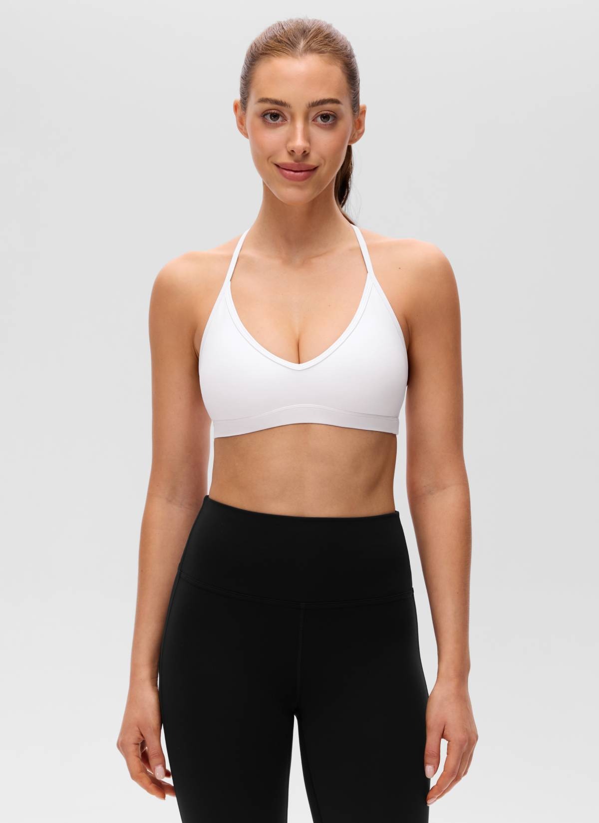 Butterluxe Soft Double Lined T Back Sports Bra