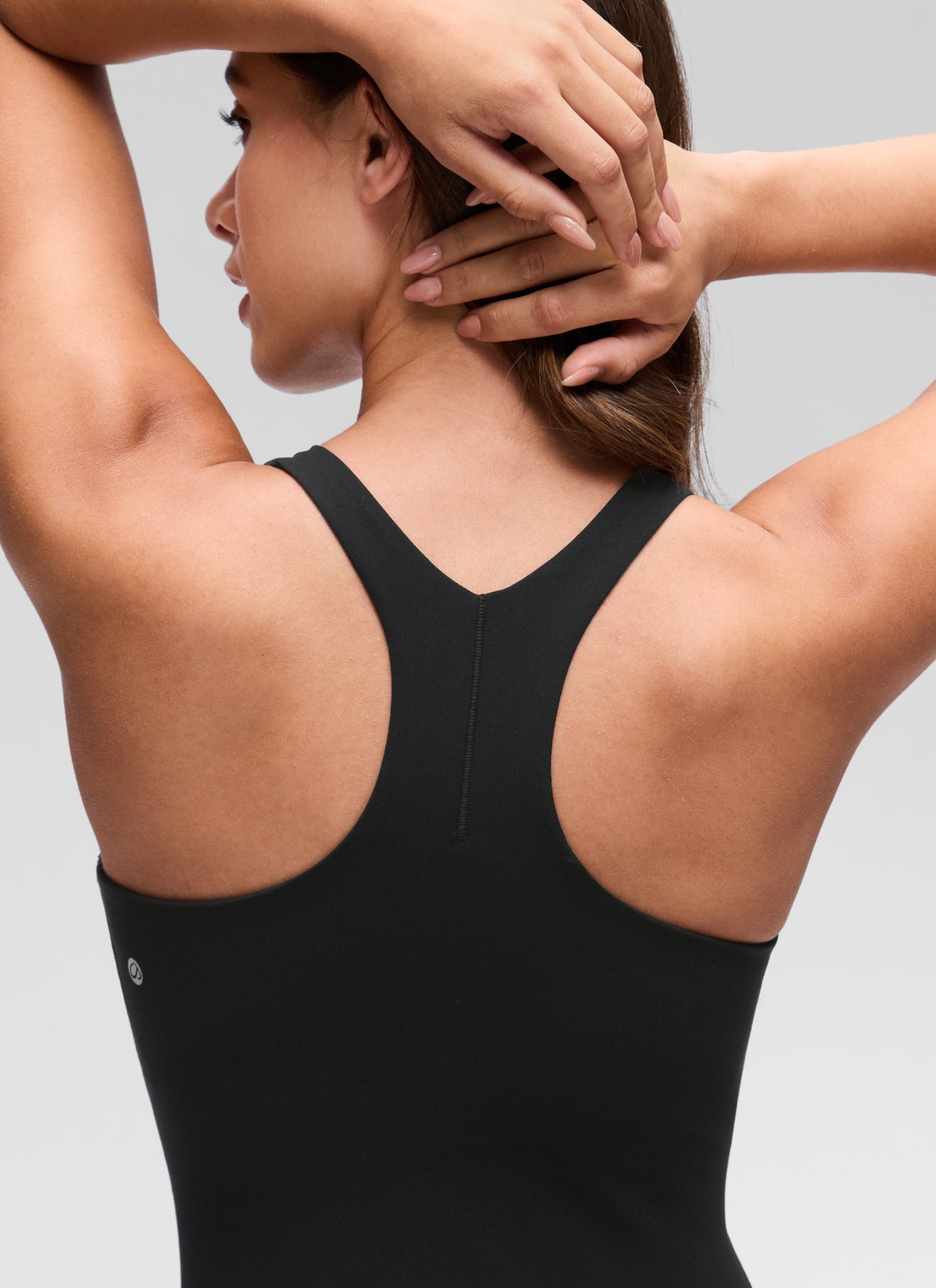 Butterluxe High Neck Racerback Mini Dress