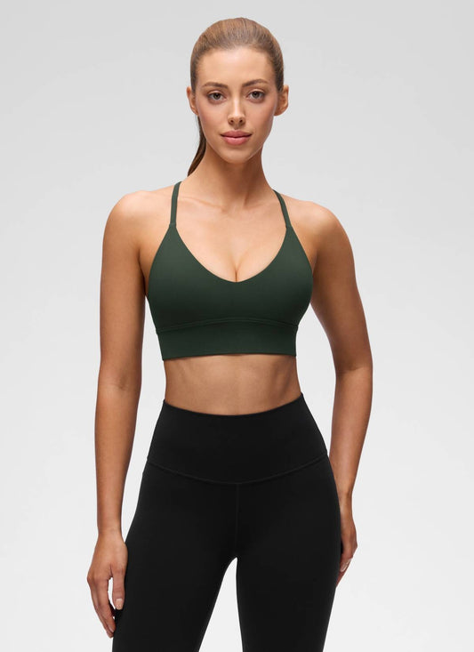 Butterluxe Cross Back Longline Sports Bra