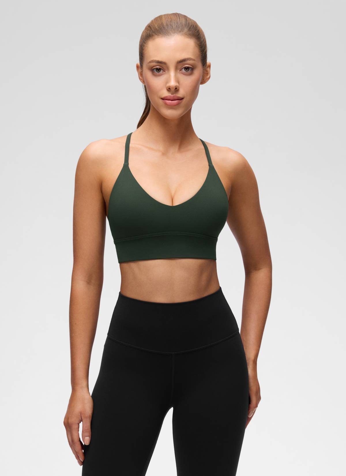Butterluxe Cross Back Longline Sports Bra
