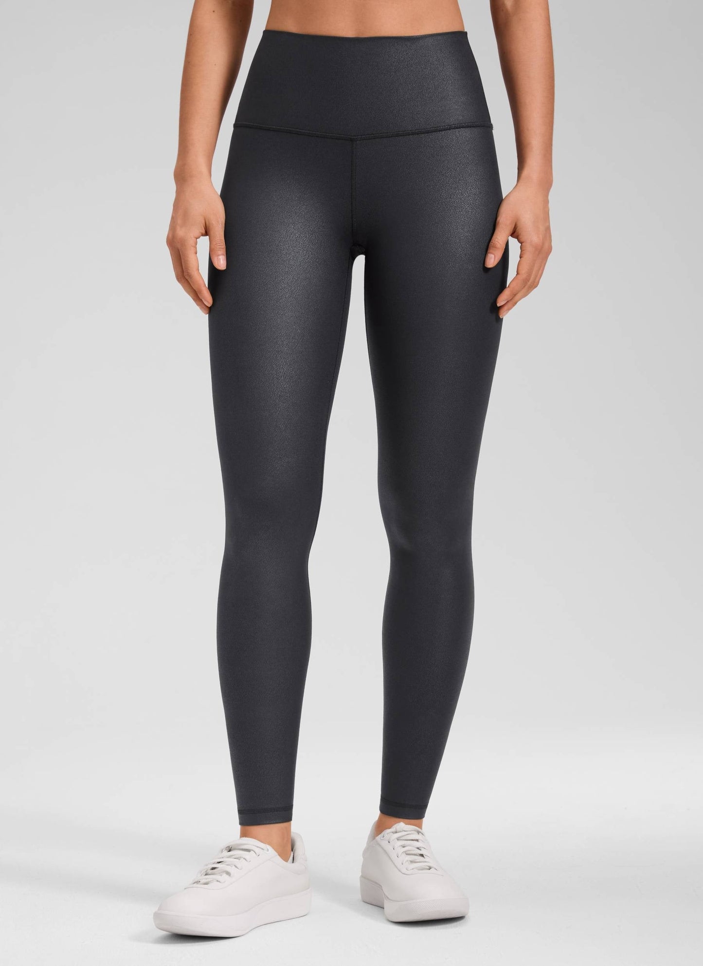 Matte Faux Leather Legging 28''
