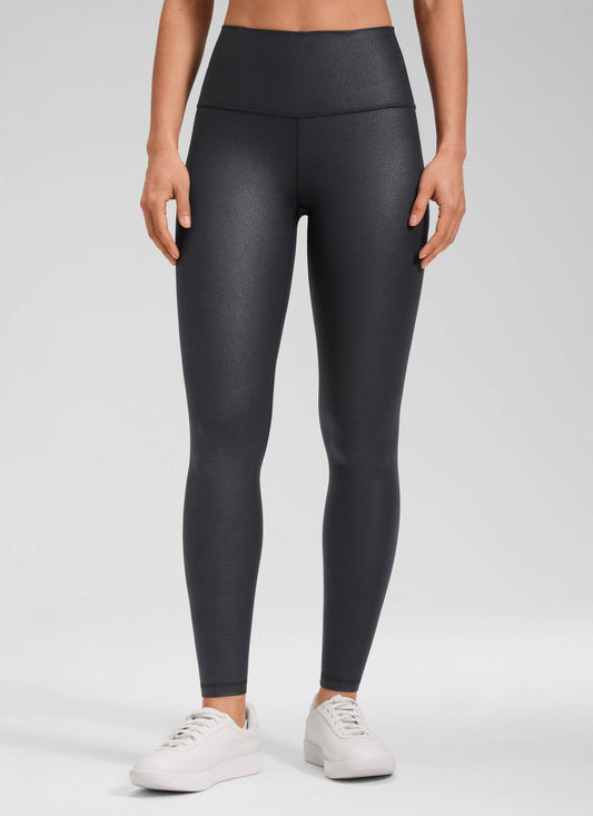 Matte Faux Leather Legging 28''