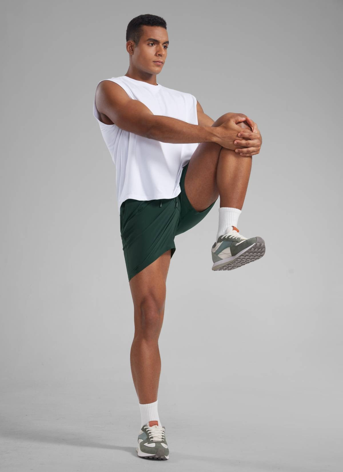 Feathery-Fit Workout Shorts 5''- Linerless
