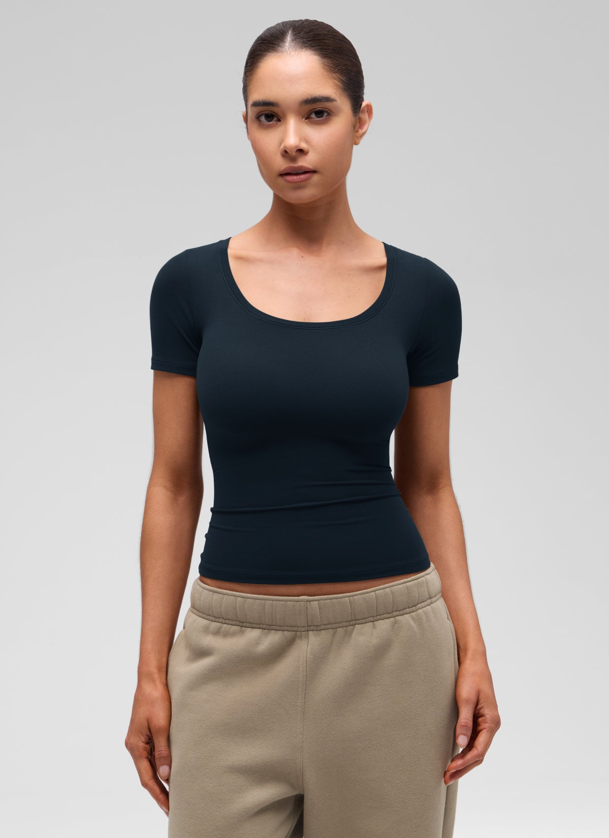 Softembrace U Neck Tight Fit Short Sleeve