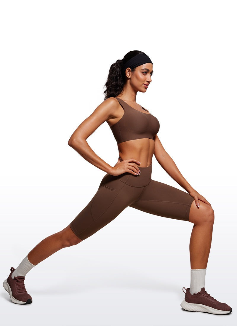 Nakedfeel Pocket Yoga Shorts 10''