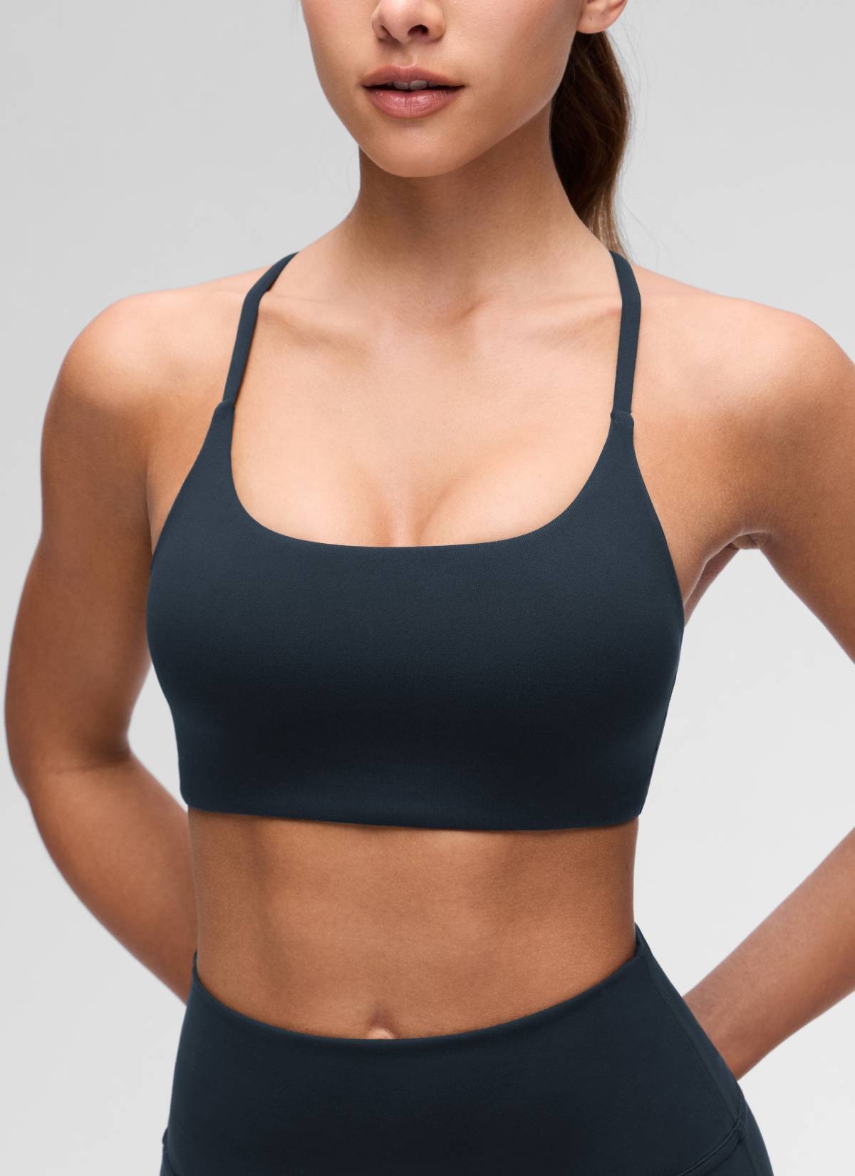 Butterluxe Twist Cross Back Sports Bra