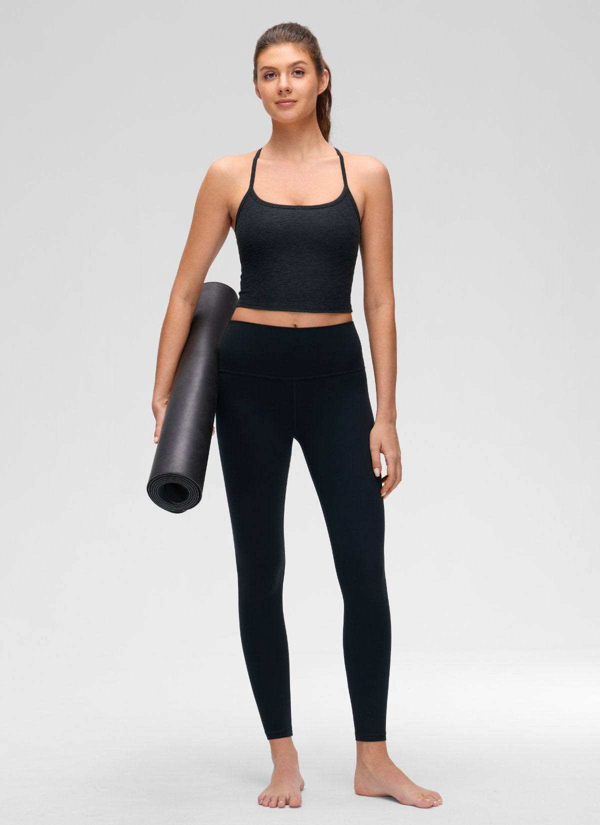 Low Cut U Neck Y Back Shelf Bra Tank