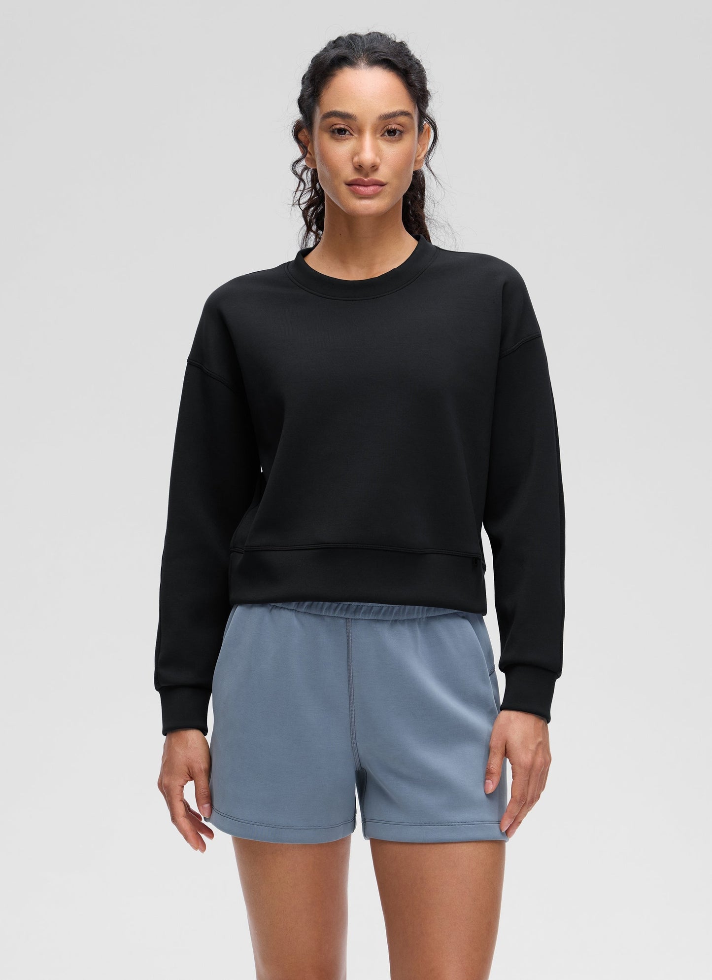 SoftAura Pullover Crewneck Sweatshirt
