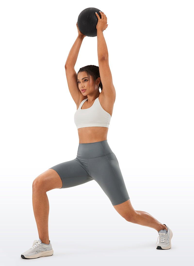 Nakedfeel Pocket Yoga Shorts 8''