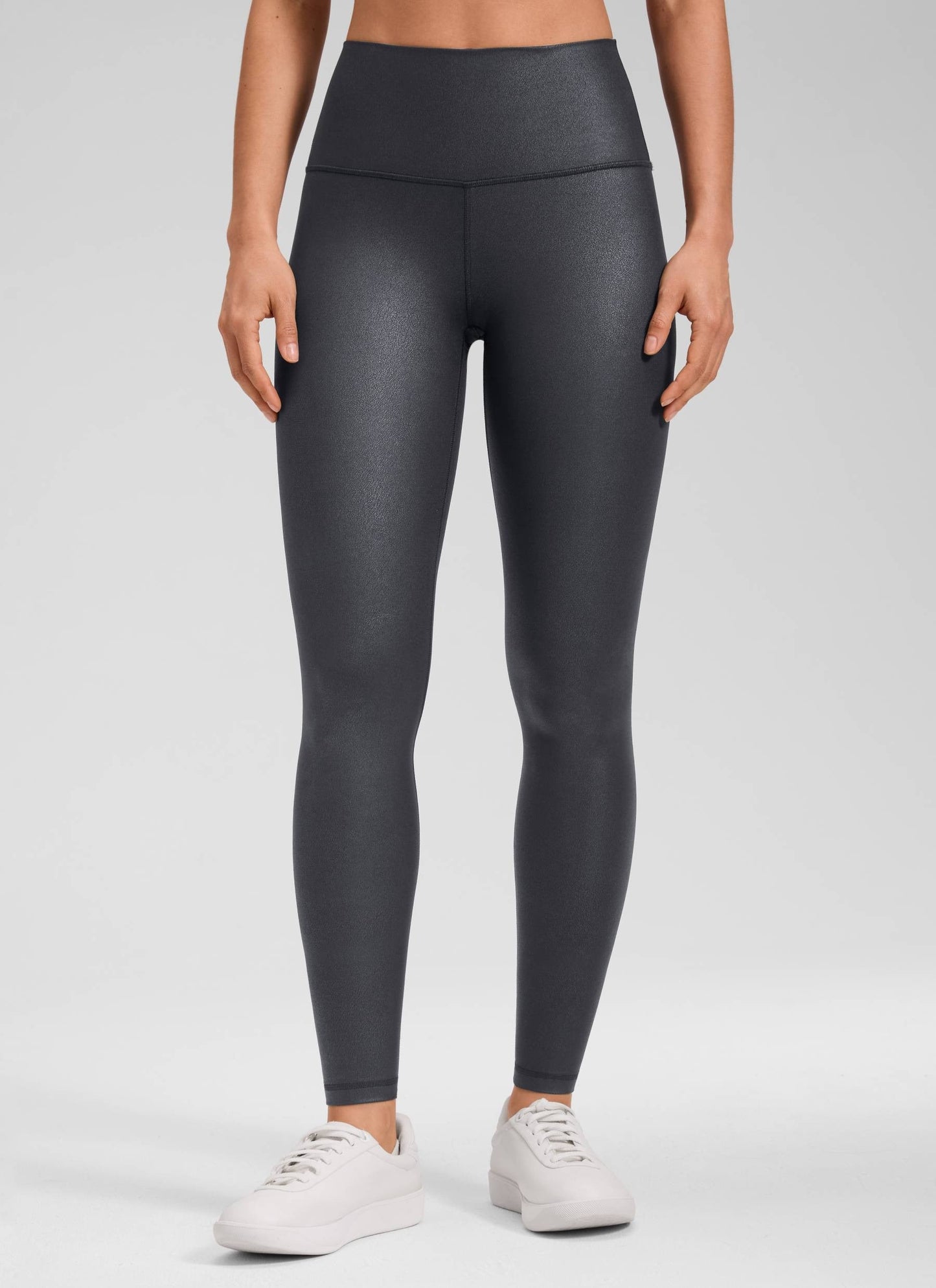 Matte Faux Leather Legging 28''