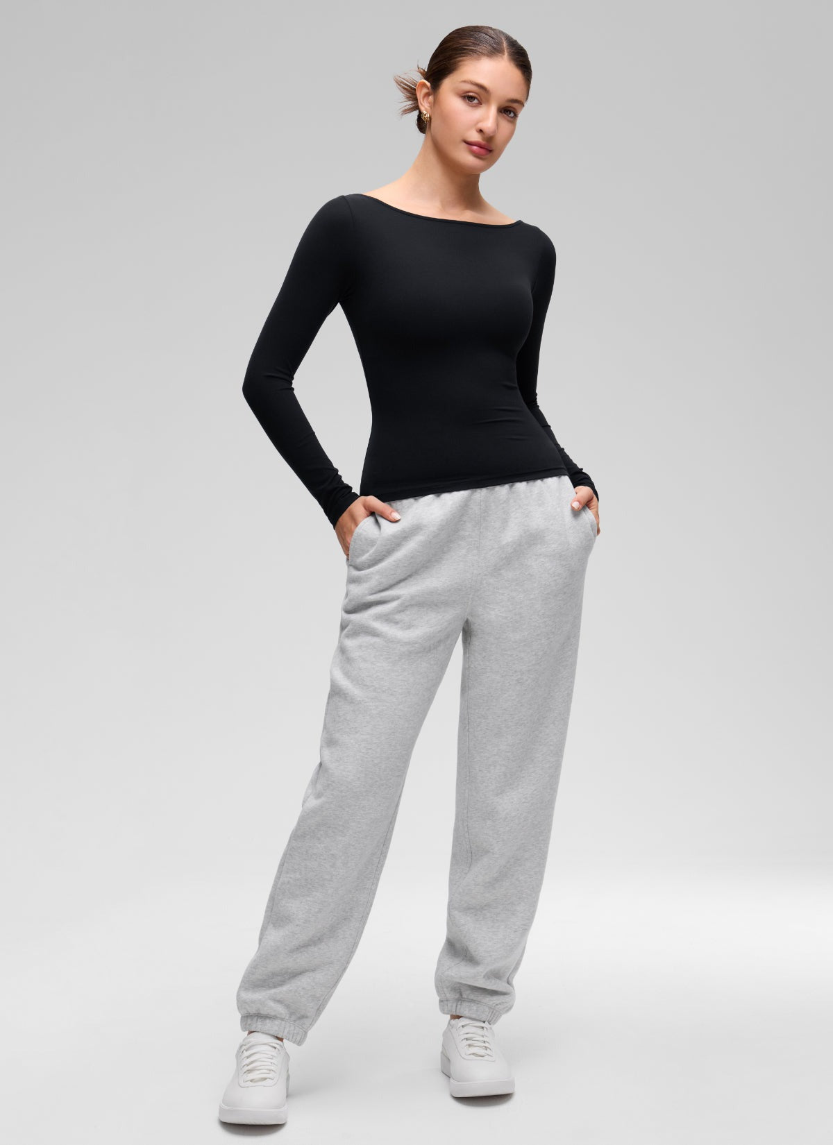 Softembrace Boat Neck Long Sleeve