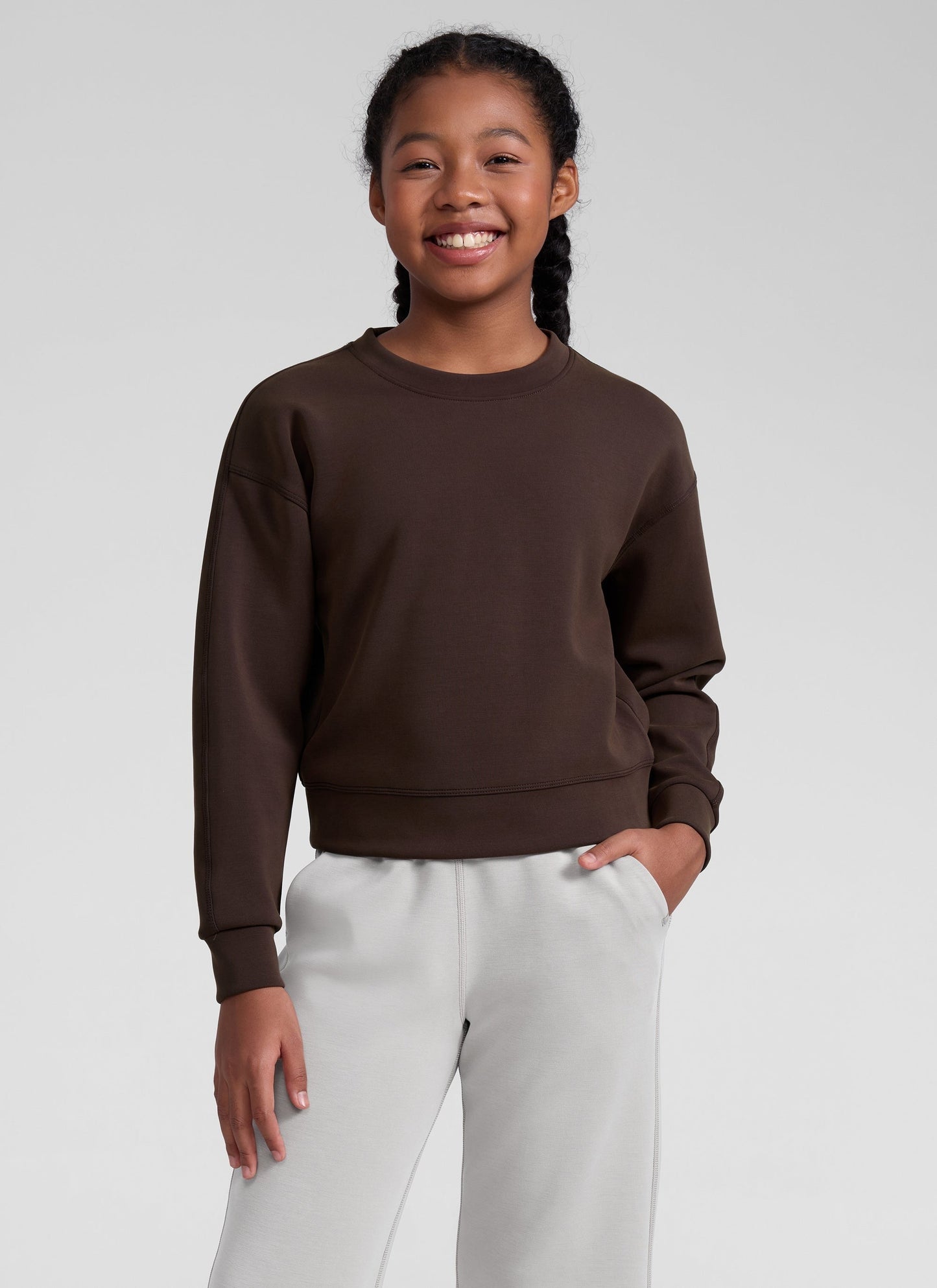 SoftAura Pullover Workout Sweatshirt