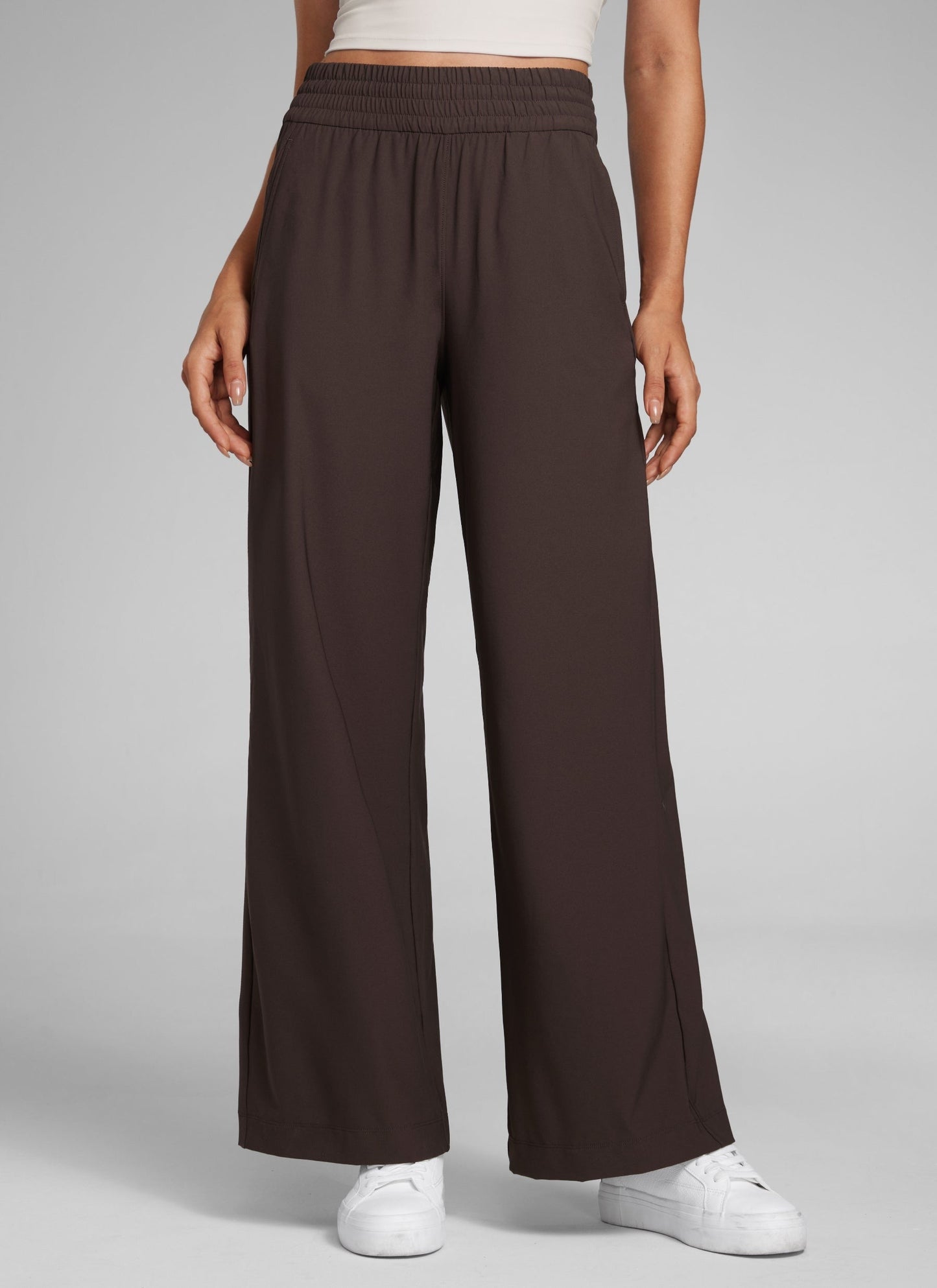 Feathery-Fit Drapey Wide Leg Casual Pant 28"