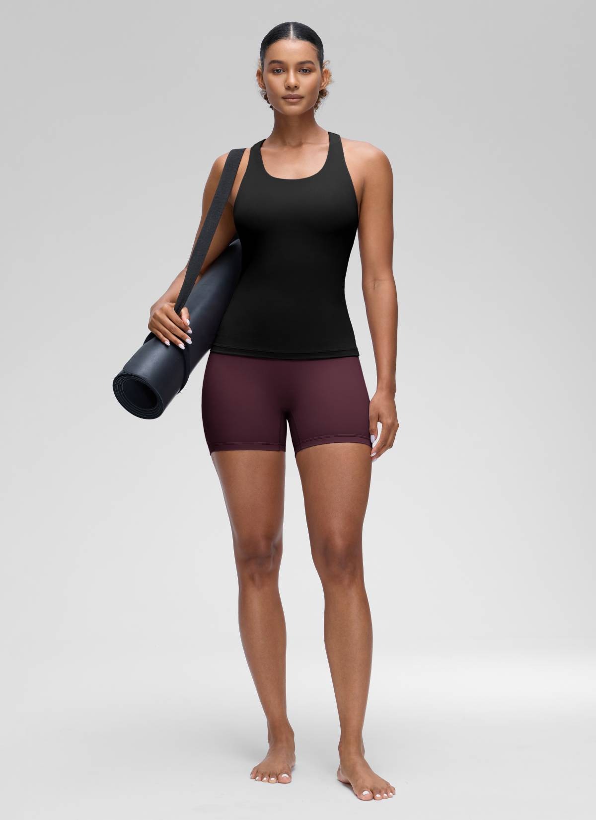 Butterluxe Waist Length Built in Bra Tank