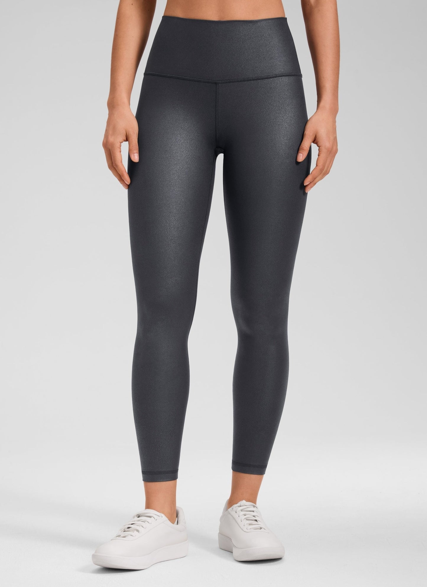 Matte Faux Leather Legging 25''
