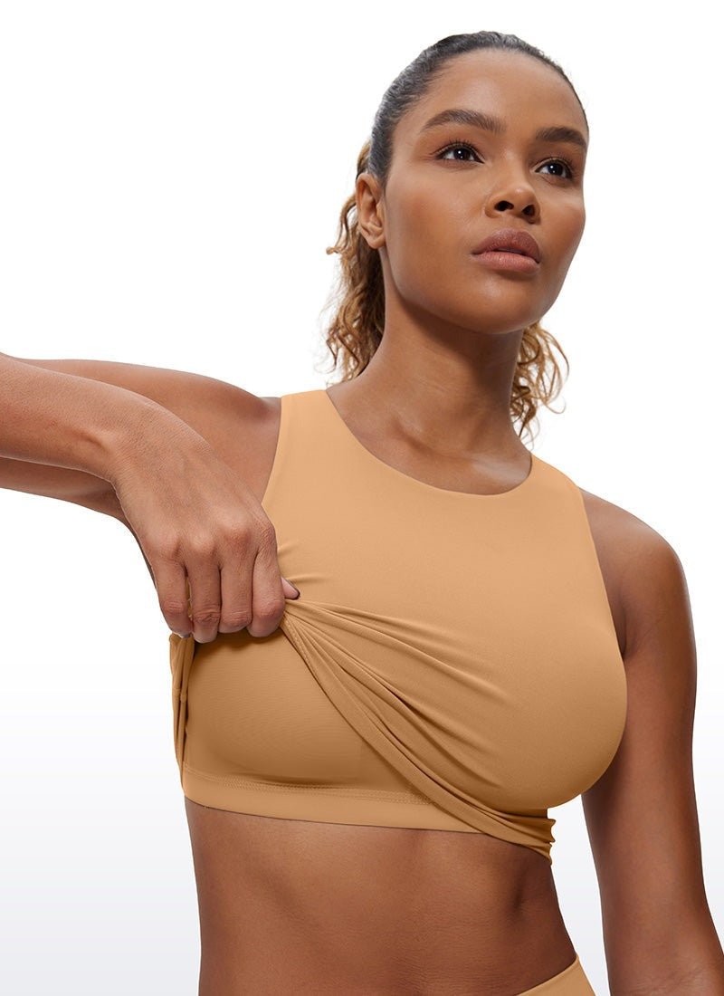 Butterluxe High Neck Built in Bra Tank