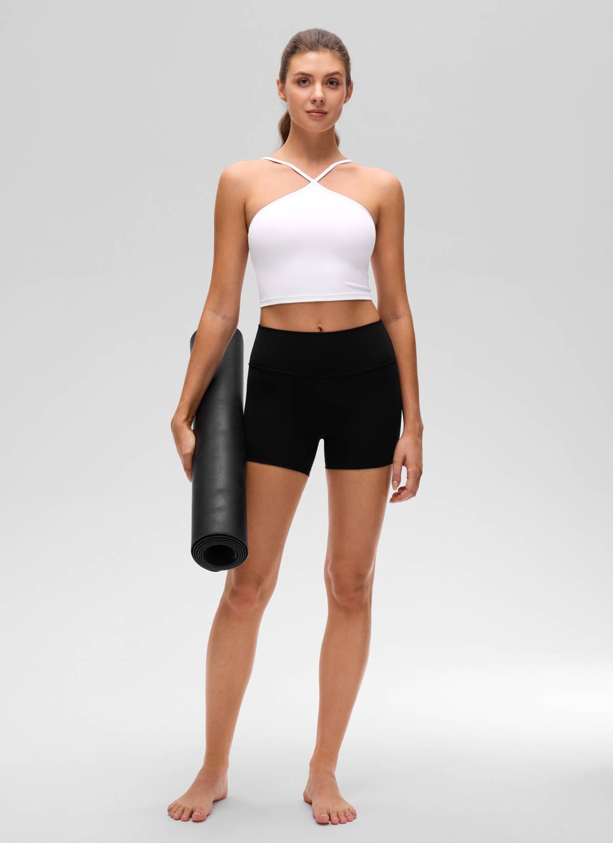 Butterluxe Cross Halter Built in Bra Tank