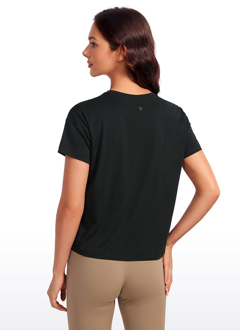 INNOPHRA Pima Cotton Short Sleeves Loose Fit