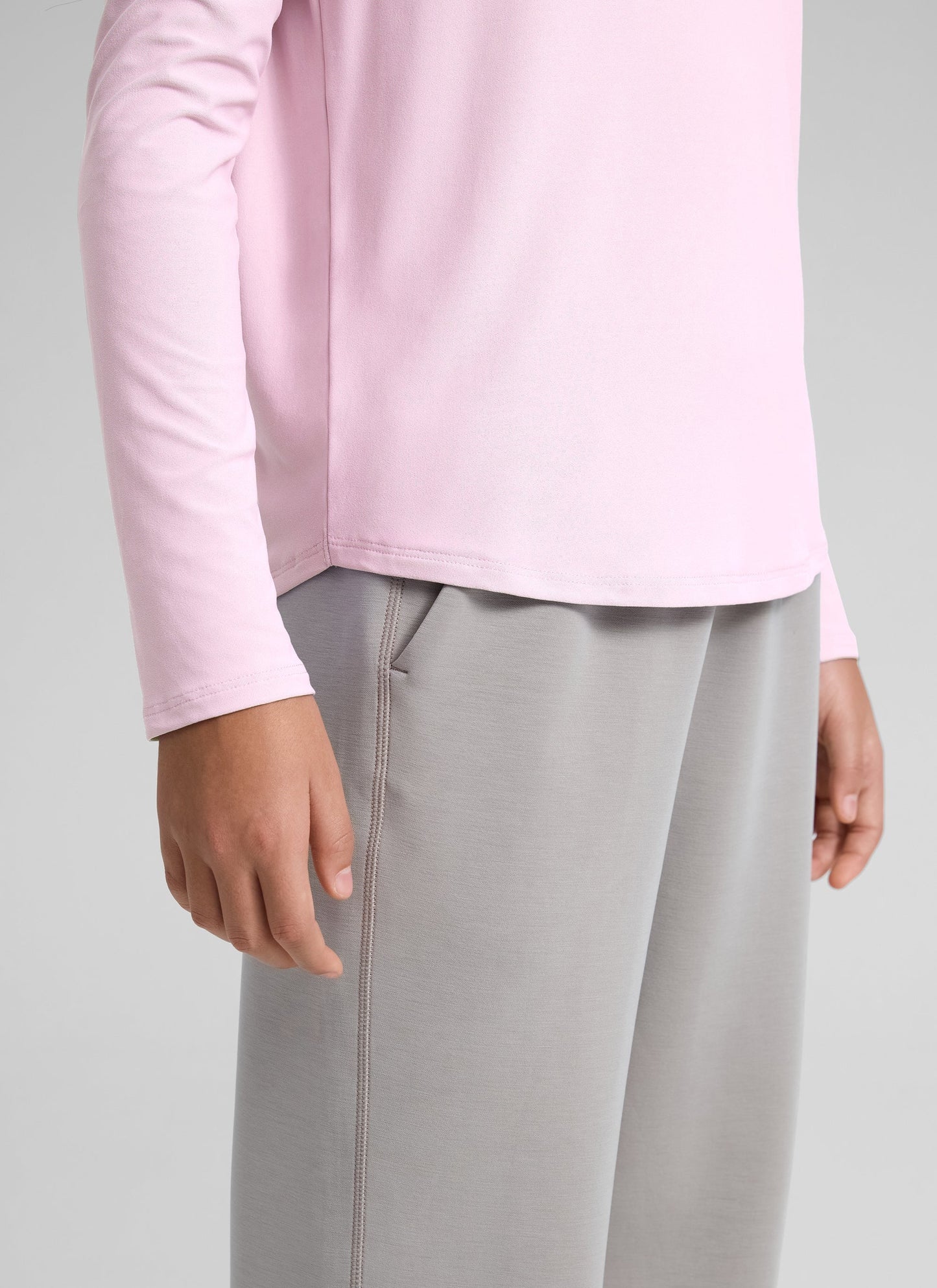 Girls Cloudweight Side Slit Long Sleeve