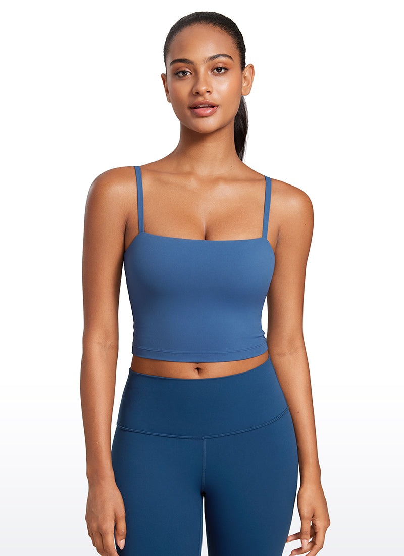 Butterluxe Built in Bra Adjustable Strap Tank