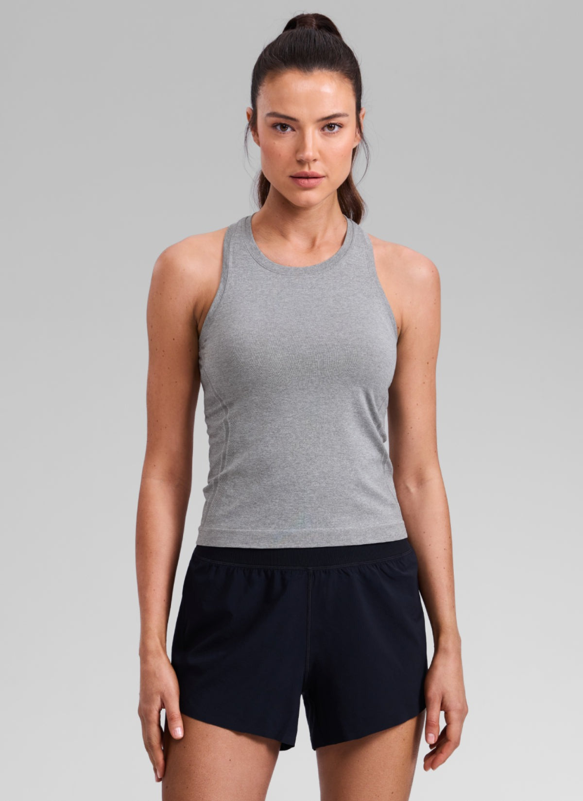 Seamless Crewneck Racerback Tank
