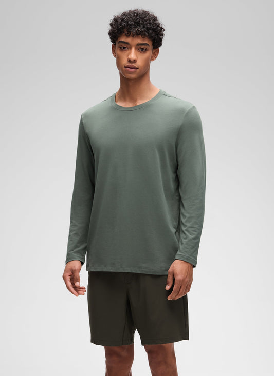 Pima Cotton Pro Long Sleeves Round Neck