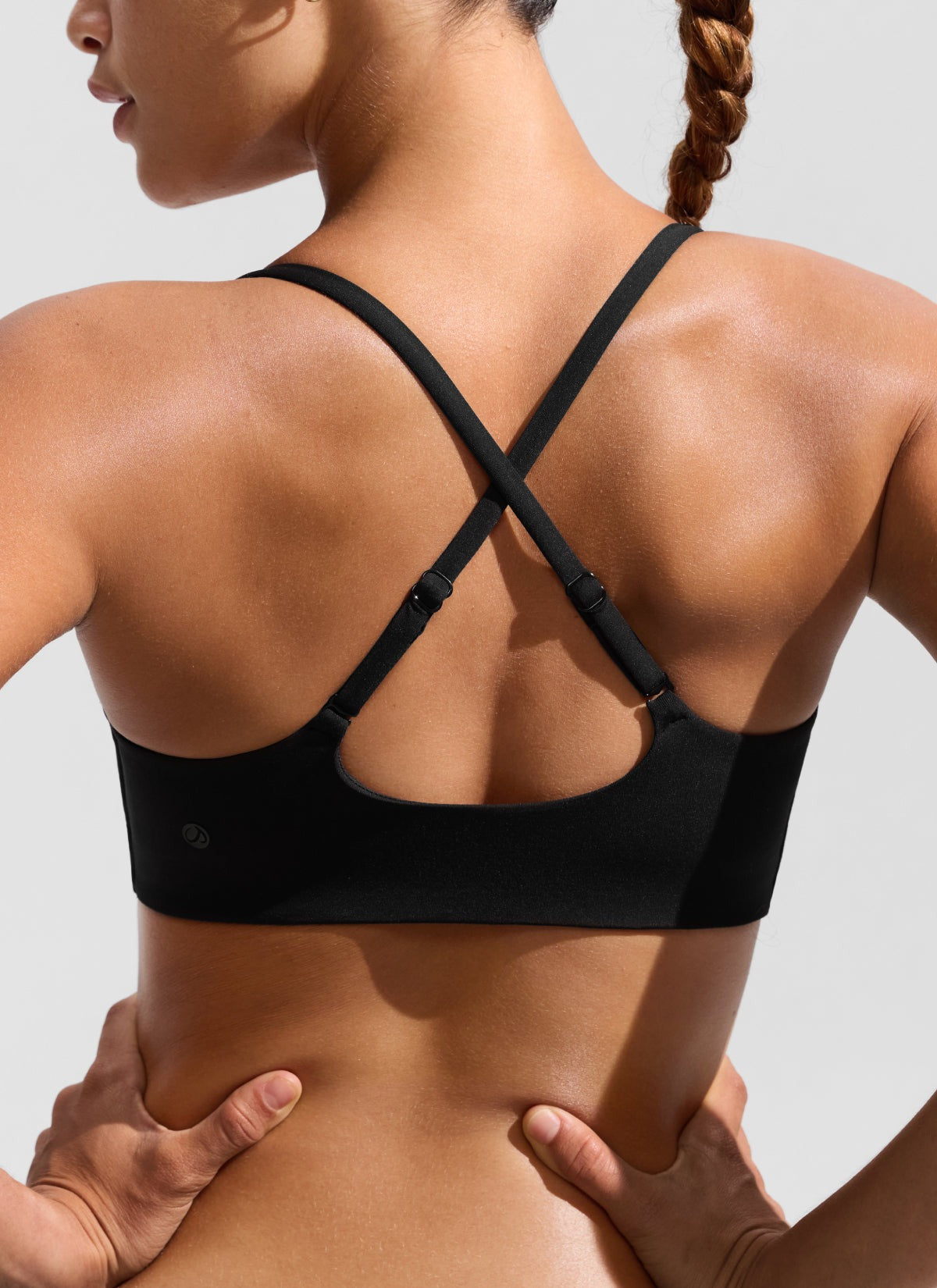 Scoop Neck Adjustable Strap D-DD Bikini Top