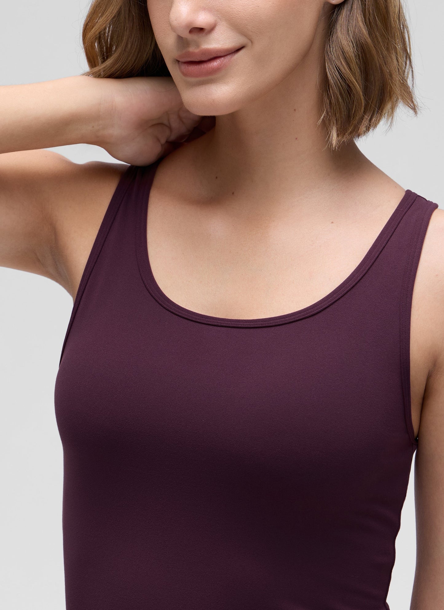 Butterluxe Double Lined Scoop Neck Tank