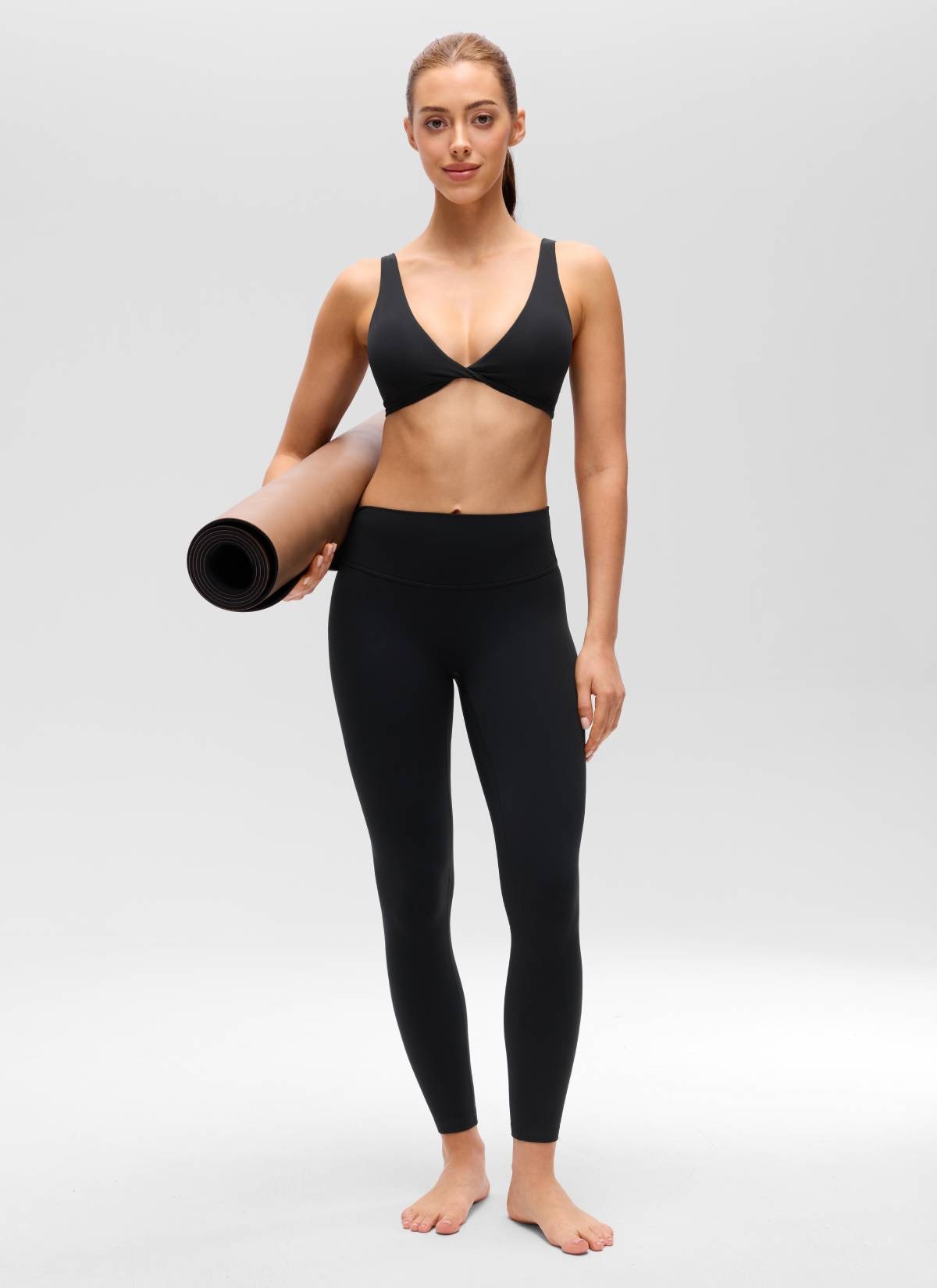 Butterluxe Twist V Neck U Back Sports Bra