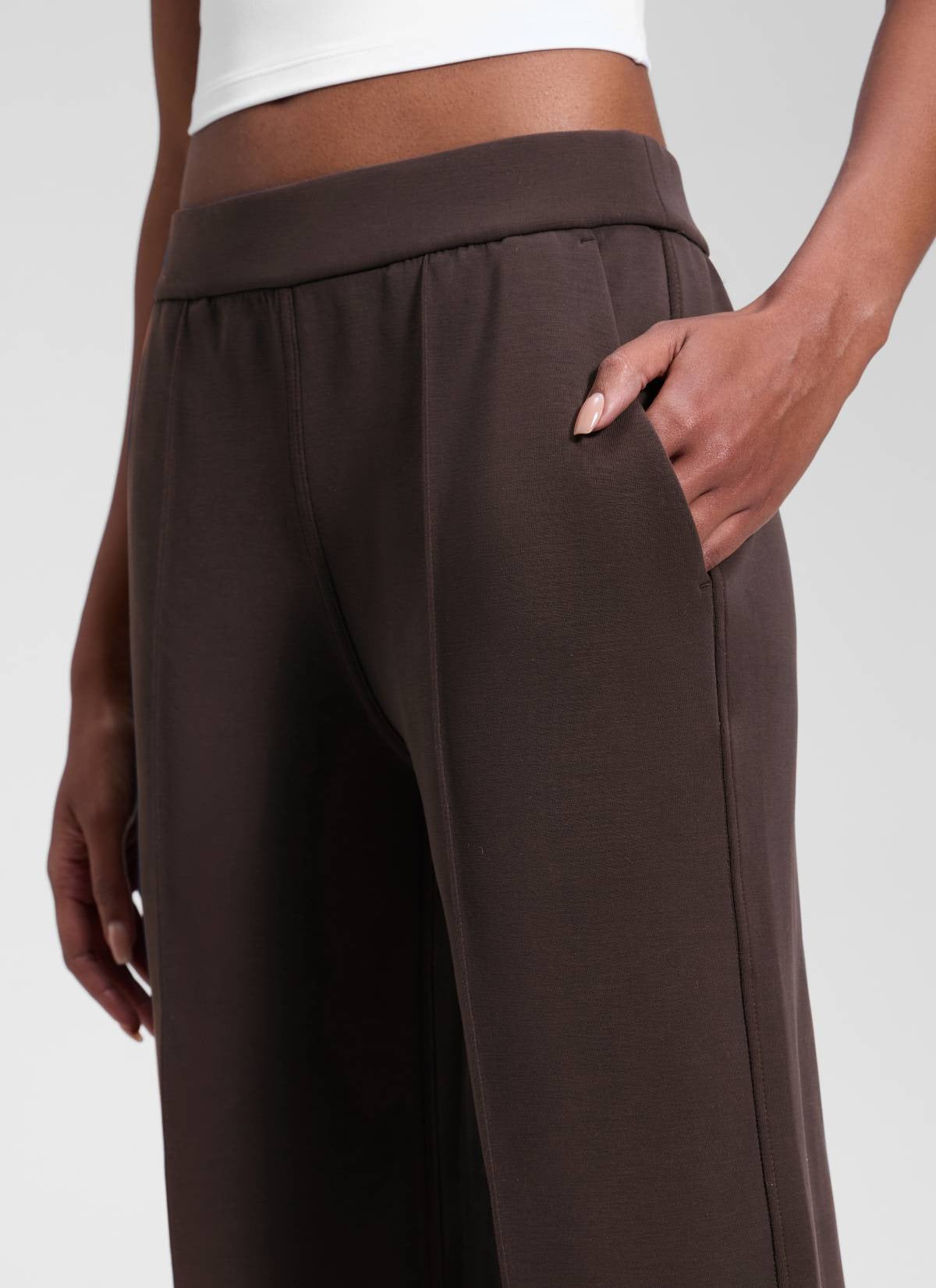 SoftAura Pintuck Straight Leg Sweatpant 30"