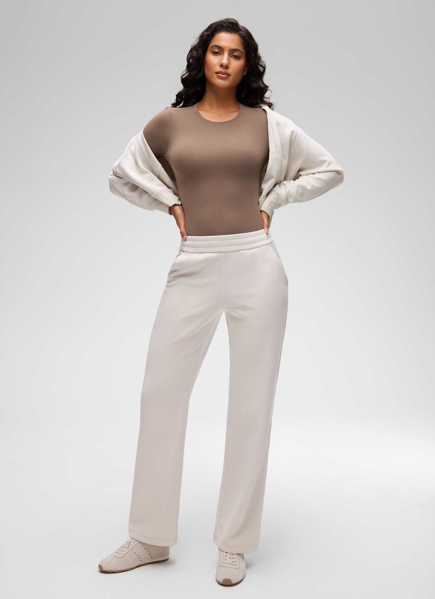 Softembrace Crew Neck Long Sleeve Bodysuit