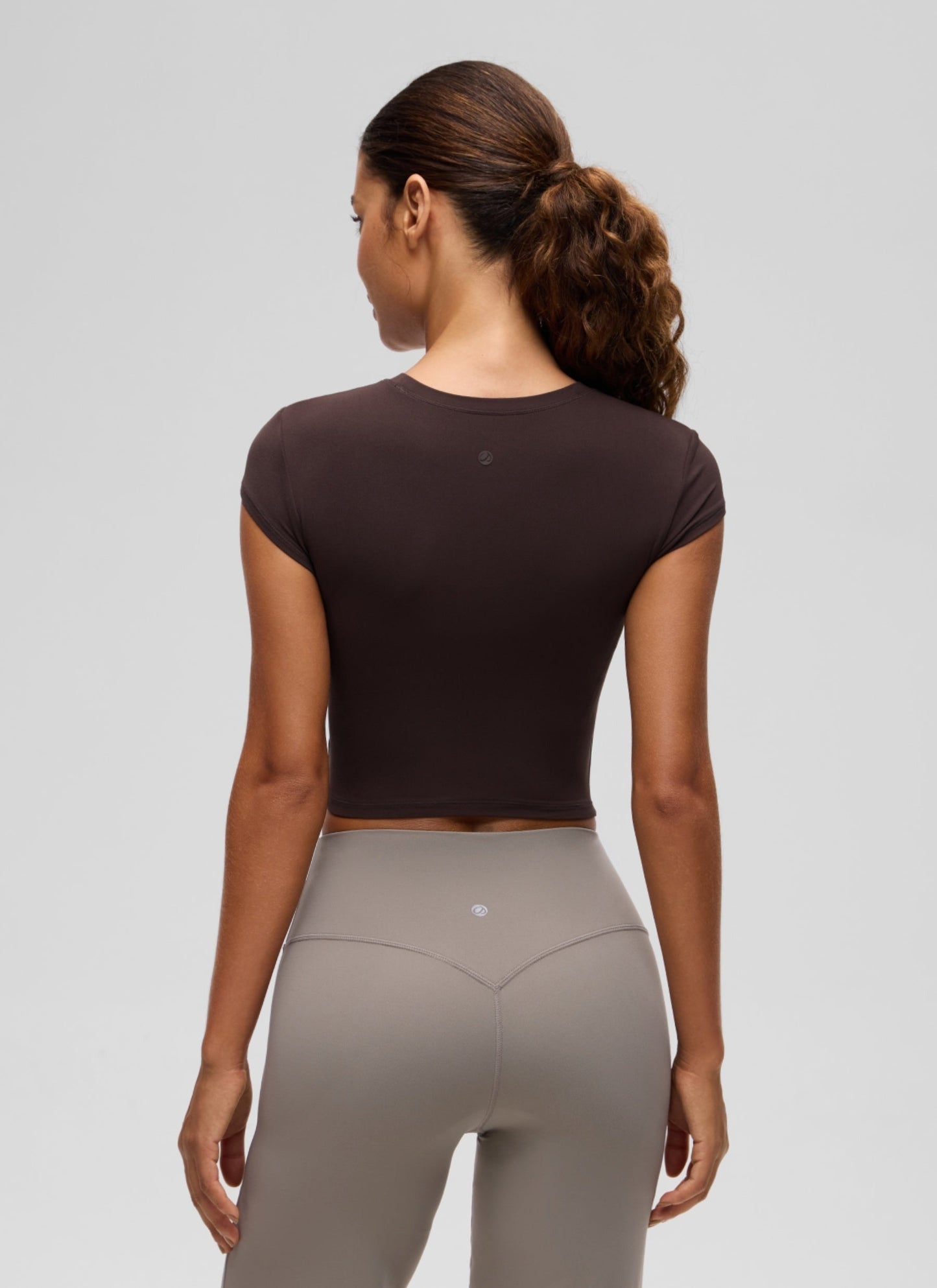 Softembrace Cropped Cap Sleeve Top
