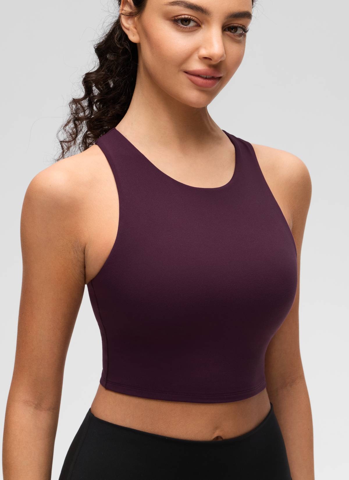 Butterluxe High Neck Built in Bra Tank