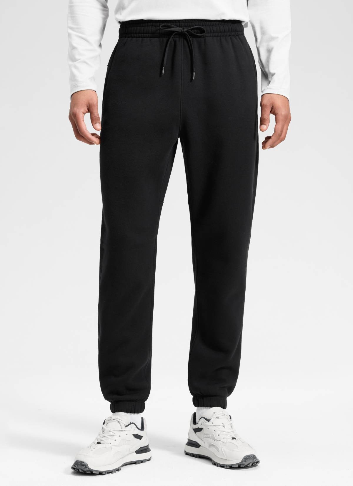 Fleece Lined Zipper Pocket Sweatpant 30"